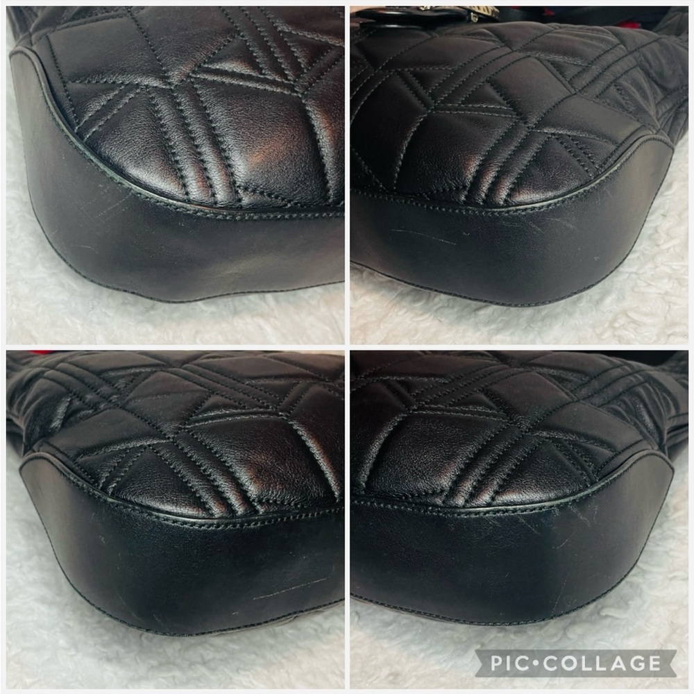 Gucci Dionysus Quilted Matelasse Leather Medium Hobo Shoulder Bag Black 446687 - Picture 12 of 17